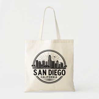 Bolsa Tote San Diego California Skyline