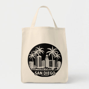 Bolsa Tote San Diego California Skyline