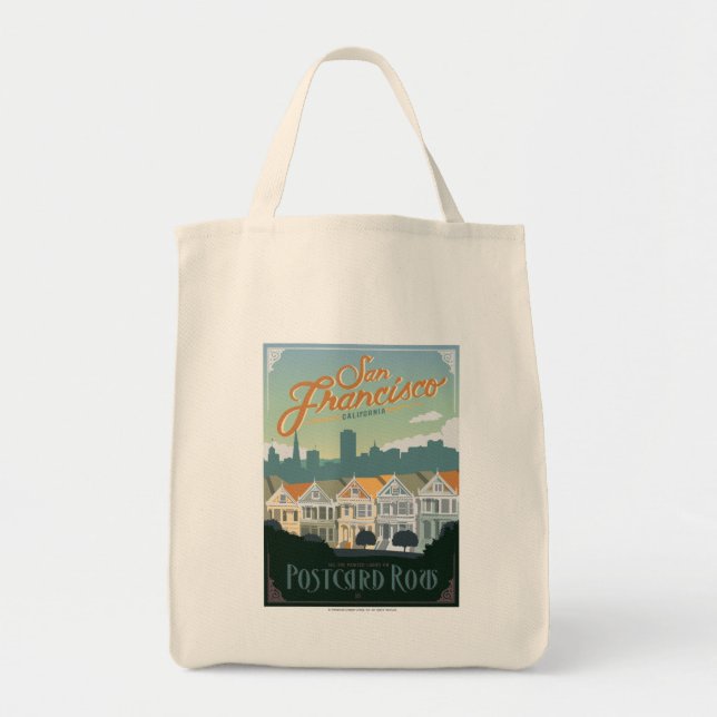 Bolsa Tote San Francisco, CA - Carteira Postal (Frente)