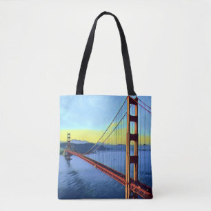 Bolsa Tote San Francisco - OURO GATE - Ponte