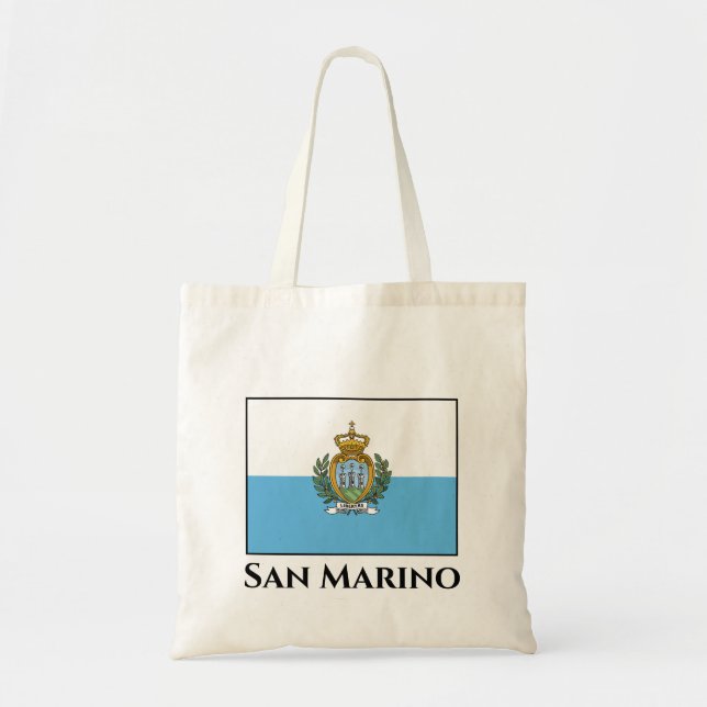 Bolsa Tote San Marino Flag (Frente)