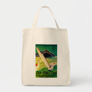 Bolsa Tote San Sebastian Vintage Poster Europe