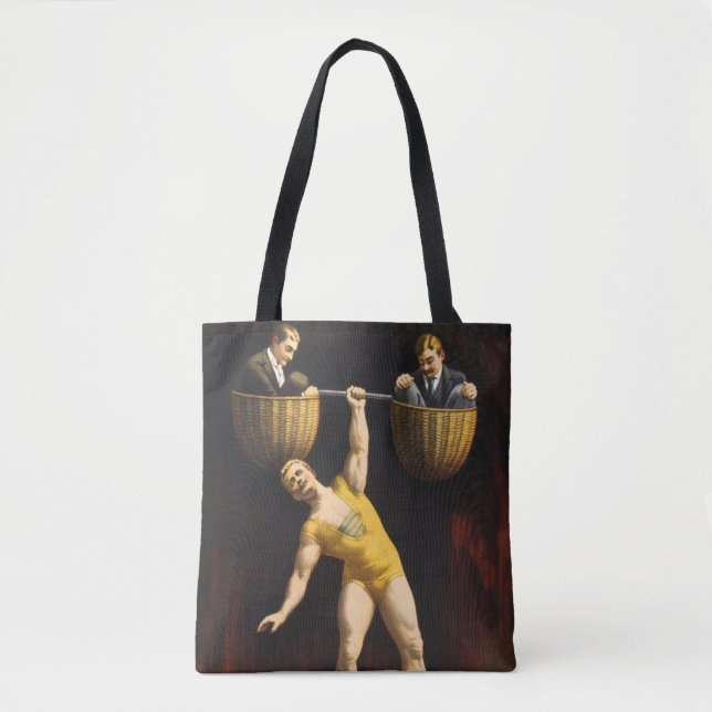 Bolsa Tote Sandow Eugen Sandow Vaudeville Weightlifter (Frente)
