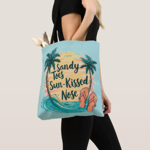 Bolsa Tote Sandy Toes Sun-Kissed Nose Beach