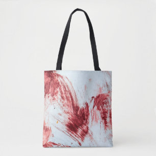 Bolsa Tote Sangue e marcas sangrentas na velha banheira. Hall