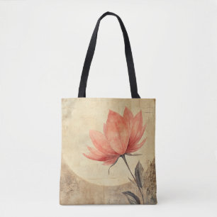 Bolsa Tote Sangue Rosa e Serenidade Luz
