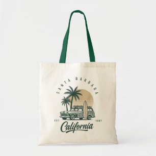 Bolsa Tote Santa Barbara Califórnia Estação de Surf Vintage W