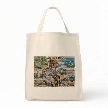 Santa Cruz Colagem Vintage – Arte de Memórias Cost