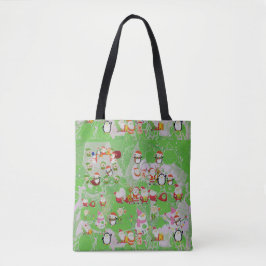 Bolsa Tote Santa Magical Green New Year