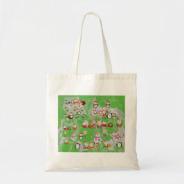 Bolsa Tote Santa Magical Green New Year