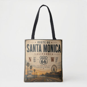 Bolsa Tote Santa Mônica Rota 66 Coordenadas Praia