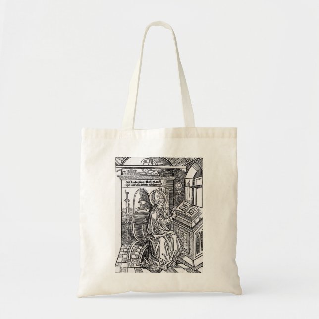 Bolsa Tote Santo Ambrose de Milão (Frente)