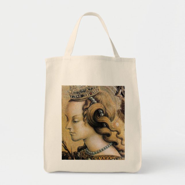 Bolsa Tote Santo Catherine de Alexandria (Frente)
