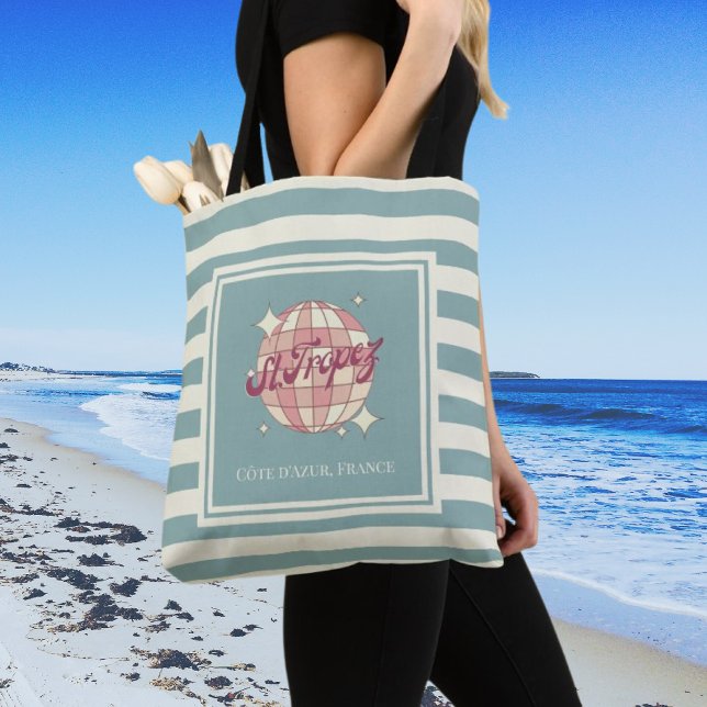Bolsa Tote Santo de rua Tropez Sacos de compras de praia (Criador carregado)