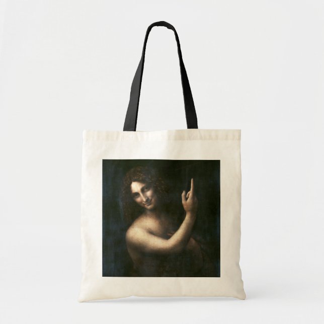 Bolsa Tote Santo João Batista, Leonardo da Vinci (Frente)