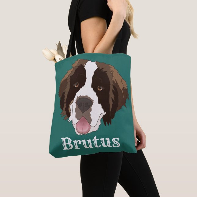 Bolsa Tote Santo Personalizado Bernard (Close Up)