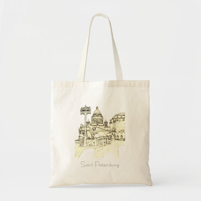 Bolsa Tote Santo Petersburg City Russia Architecture Tote Bag (Frente)