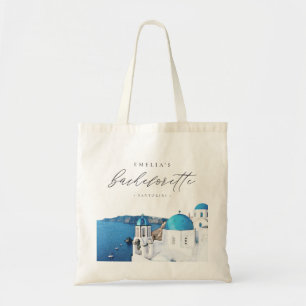 Bolsa Tote SANTORINI GRÉCIA Destino Bandeja de Noiva