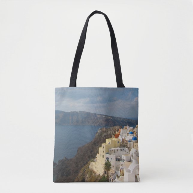 Bolsa Tote Santorini no Sol da Tarde (Frente)
