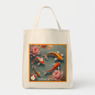 Bolsa Tote "Santuário Koi Pond"
