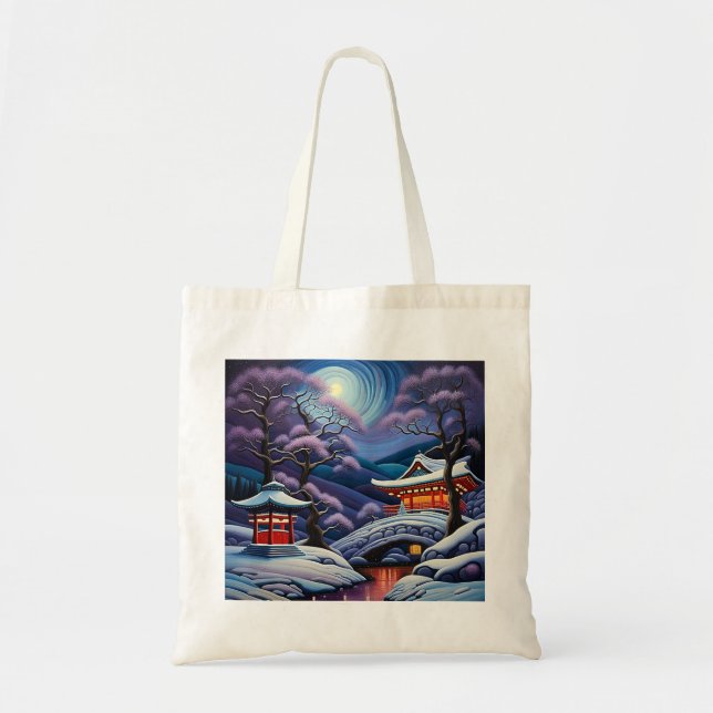 Bolsa Tote Santuário no inverno 4 (Frente)