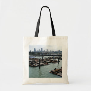 Bolsa Tote São Francisco e Pier 39 Sea Lions City Skyline