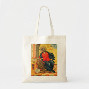 Bolsa Tote São Marcos Evangelista ícone ortodoxo
