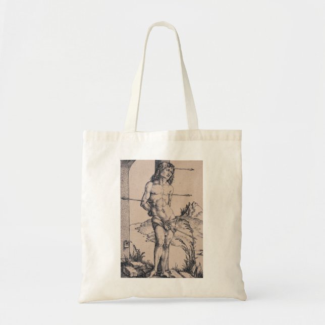 Bolsa Tote São Sebastião Atado à Coluna (Frente)