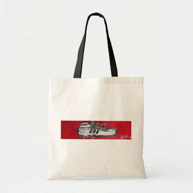 BOLSA TOTE SAPATOS PRATEADOS (Frente)