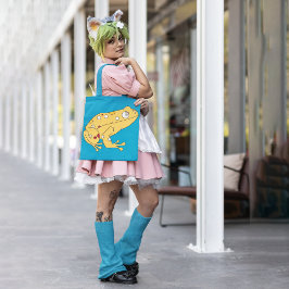 Bolsa Tote Sapo amarelo