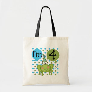 Bolsa Tote Sapo Azul 4.º Camisetas e presentes de aniversário