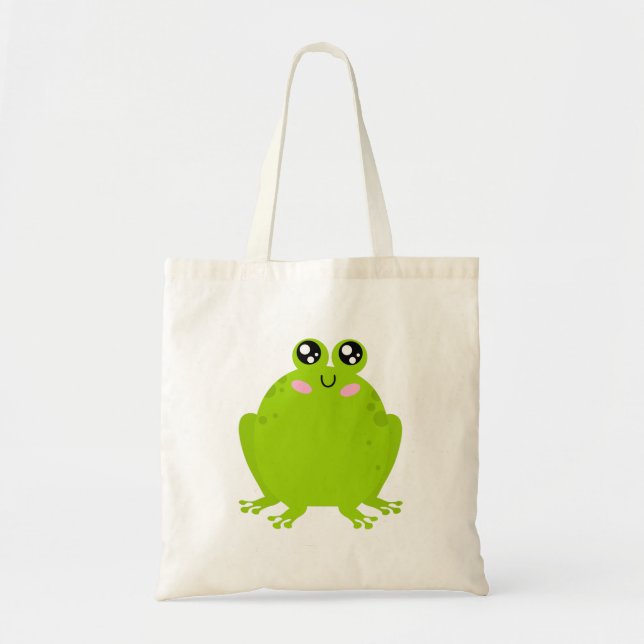 Bolsa Tote Sapo Bonito Engraçado (Frente)