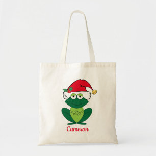 Bolsa Tote Sapo bonito no Natal das Crianças Personalizadas d