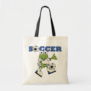 Bolsa Tote Sapo com os t-shirt e os presentes da bola de