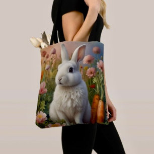 Bolsa Tote Sapo do Coelhinho do Flor e do Cenoura