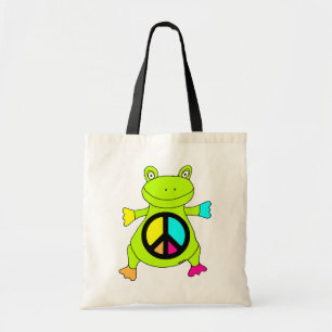 Bolsa Tote Sapo do sinal de paz