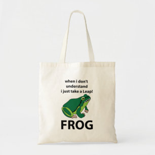Bolsa Tote Sapo Eu Só Dou Um Salto de Rã