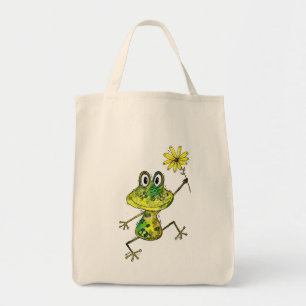 Bolsa Tote Sapo Feliz e Bonito