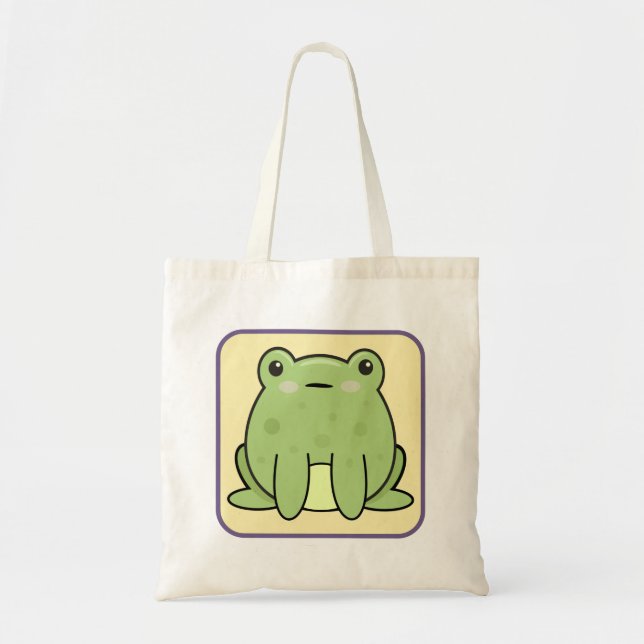 Bolsa Tote Sapo Kawaii (Frente)