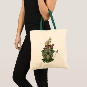 Bolsa Tote Sapo Princesa No Saco Do Toque Cortado