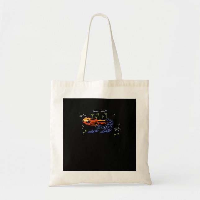 Bolsa Tote Sapo Que Ama Você Estilo Clássico Simples (Frente)