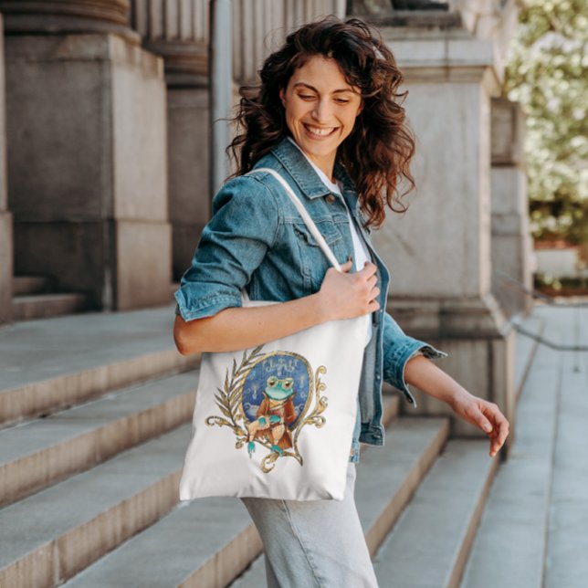 Bolsa Tote Sapo Victoriano Elegante (Criador carregado)