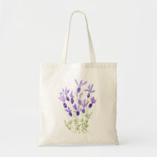 Bolsa Tote saquinho de toalha de lavanda francês roxo