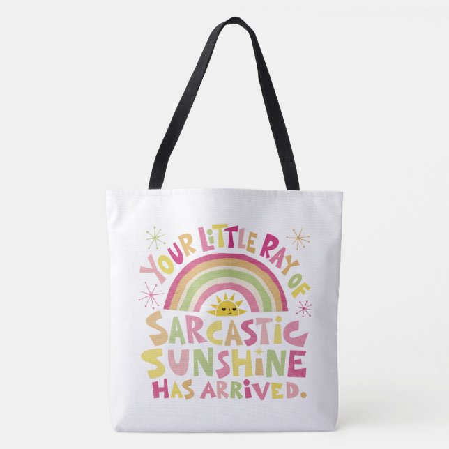 Bolsa Tote Sarcasmo Ensolarado (Frente)