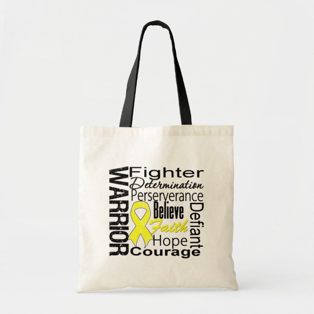 Bolsa Tote Sarcoma Warrior Collage (Frente)