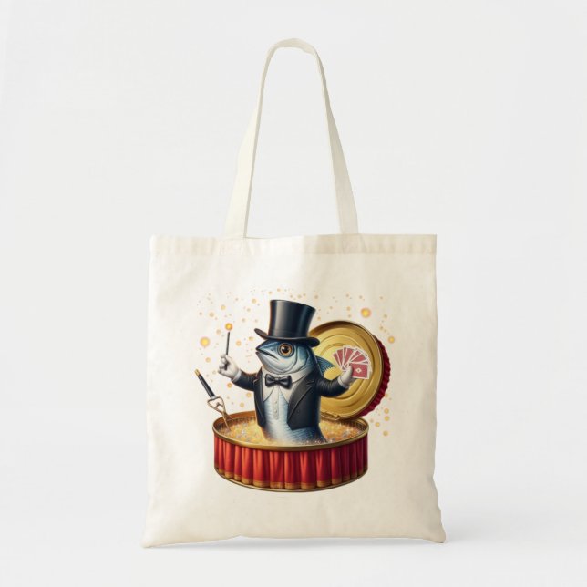 Bolsa Tote  Sardine Wizard Comedy Escape Magic Trick (Frente)