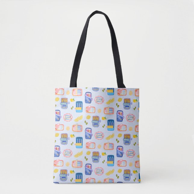 Bolsa Tote Sardines and Lemons (Frente)