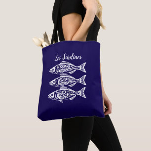 Bolsa Tote Sardines-Blue Havaiano