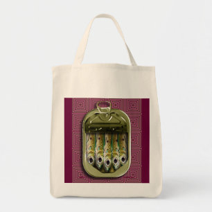 Bolsa Tote sardinhas no rosa