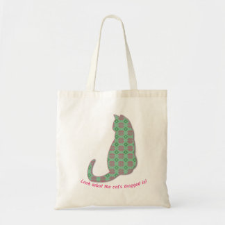 Bolsa Tote Sashiko cat, 刺し子風猫